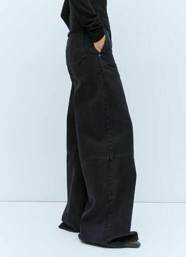 Isla Denim Jeans KHAITE Isla Denim Jeans Black kha0254003