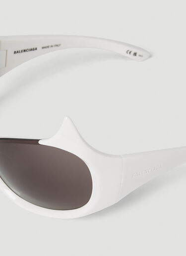 Balenciaga Gotham 太阳镜 白色 bal0352012