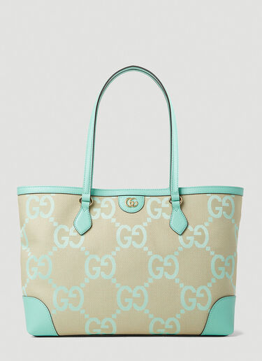 Gucci Ophidia Jumbo GG Tote Bag Green guc0251259