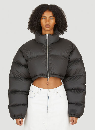 VTMNTS Cropped Puffer Jacket Black vtm0350001