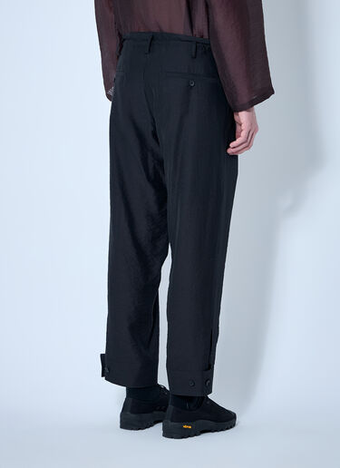 Yohji Yamamoto Drawstring Track Pants Black yoy0160005