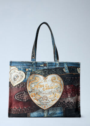 Acne Studios Logo Shoulder Tote Bag Black acn0163003