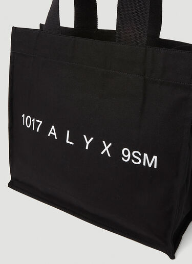1017 ALYX 9SM Peace Sign Tote Bag Black aly0152018