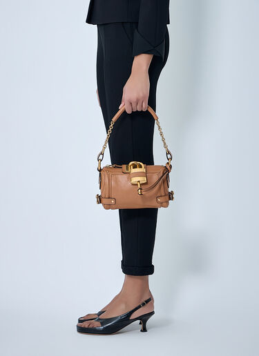 Chloé Small Paddington Chain Shoulder Bag Brown chl0262054