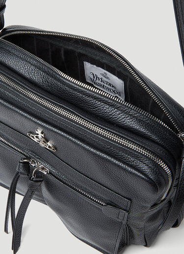 Vivienne Westwood Jerry 皮革斜挎包 黑色 vvw0153014