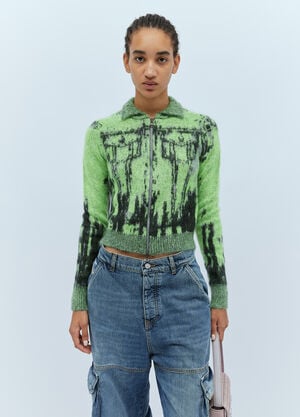 Diesel M-Taphos Fuzzy Sweater Green dsl0254008