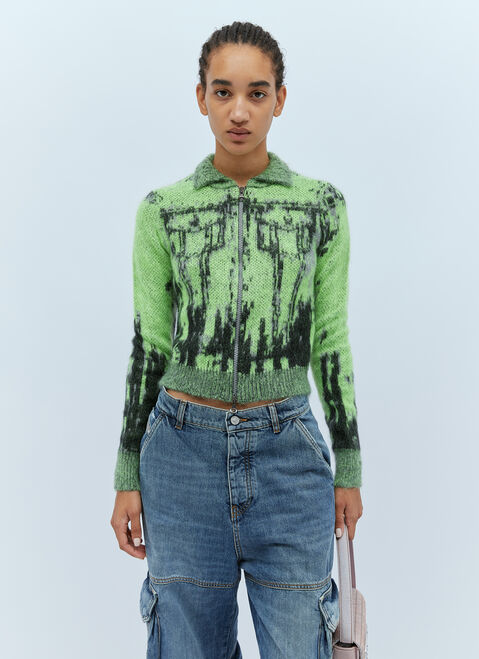 Diesel M-Taphos Fuzzy Sweater Blue dsl0254011
