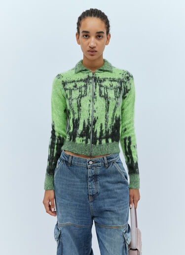 M-Taphos Fuzzy Sweater Diesel M-Taphos Fuzzy Sweater Green dsl0254008