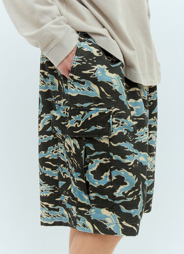 Acne Studios Printed Ripstop Shorts Black acn0157010