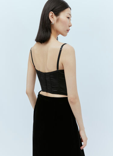 Gucci GG Lace Lingerie Top Black guc0253266