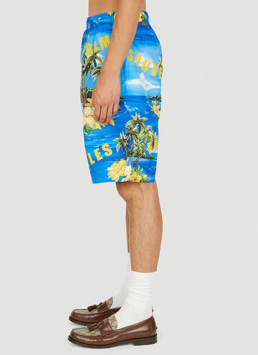 Gucci Souvenir Swim Shorts Blue guc0150110