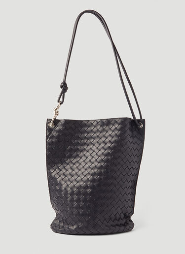 Bottega Veneta Medium Knot Bucket Tote Bag Black bov0151099