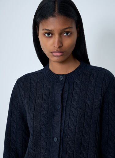 The Row Loneke Cardigan Navy row0262017