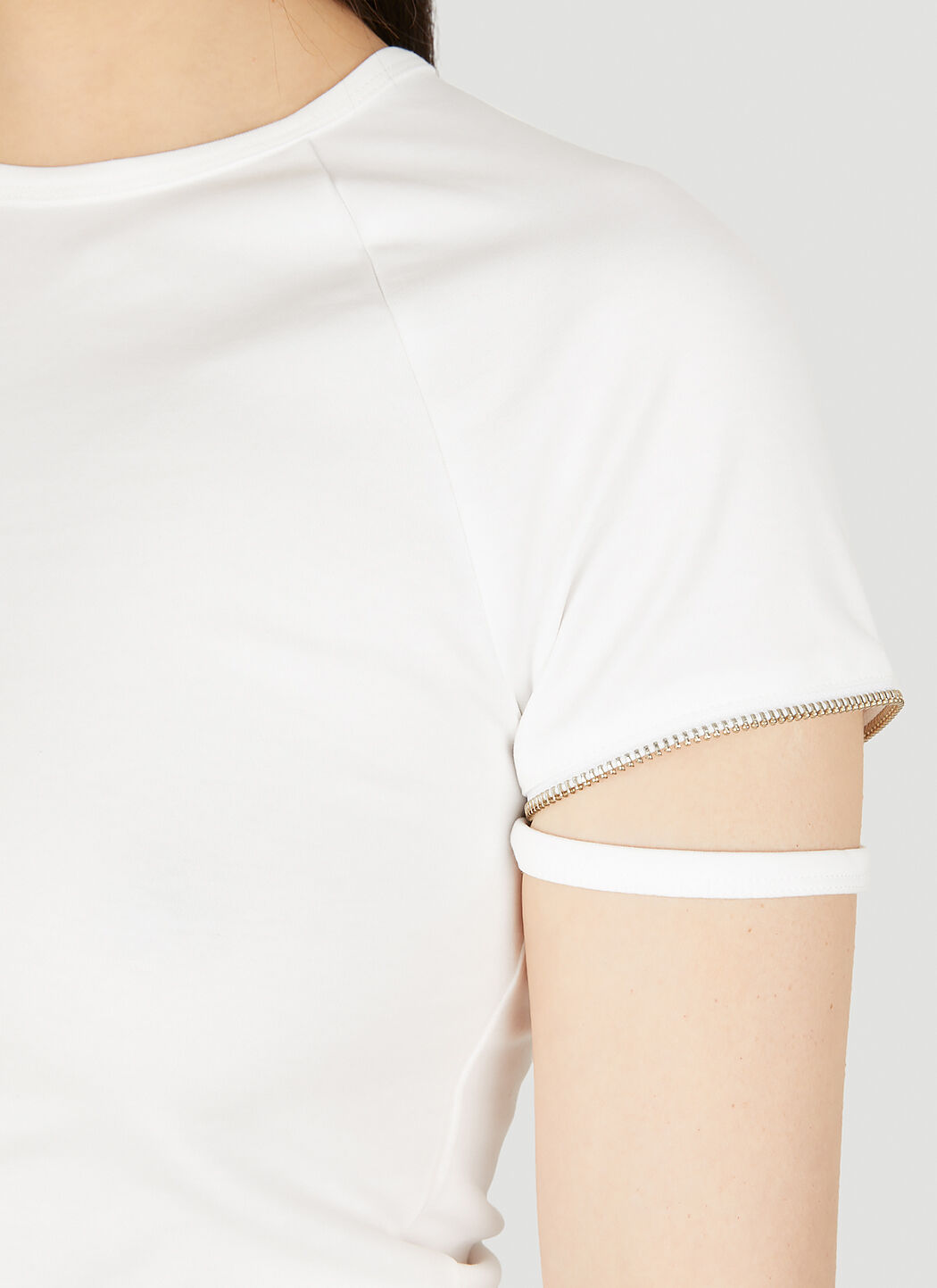 Helmut lang zip on sale crew neck tee
