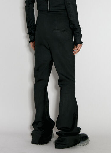Rick Owens Bolan 涂蜡长裤  黑色 ric0156008