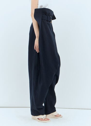 JW Anderson Fold-Over Pants Navy jwa0257005