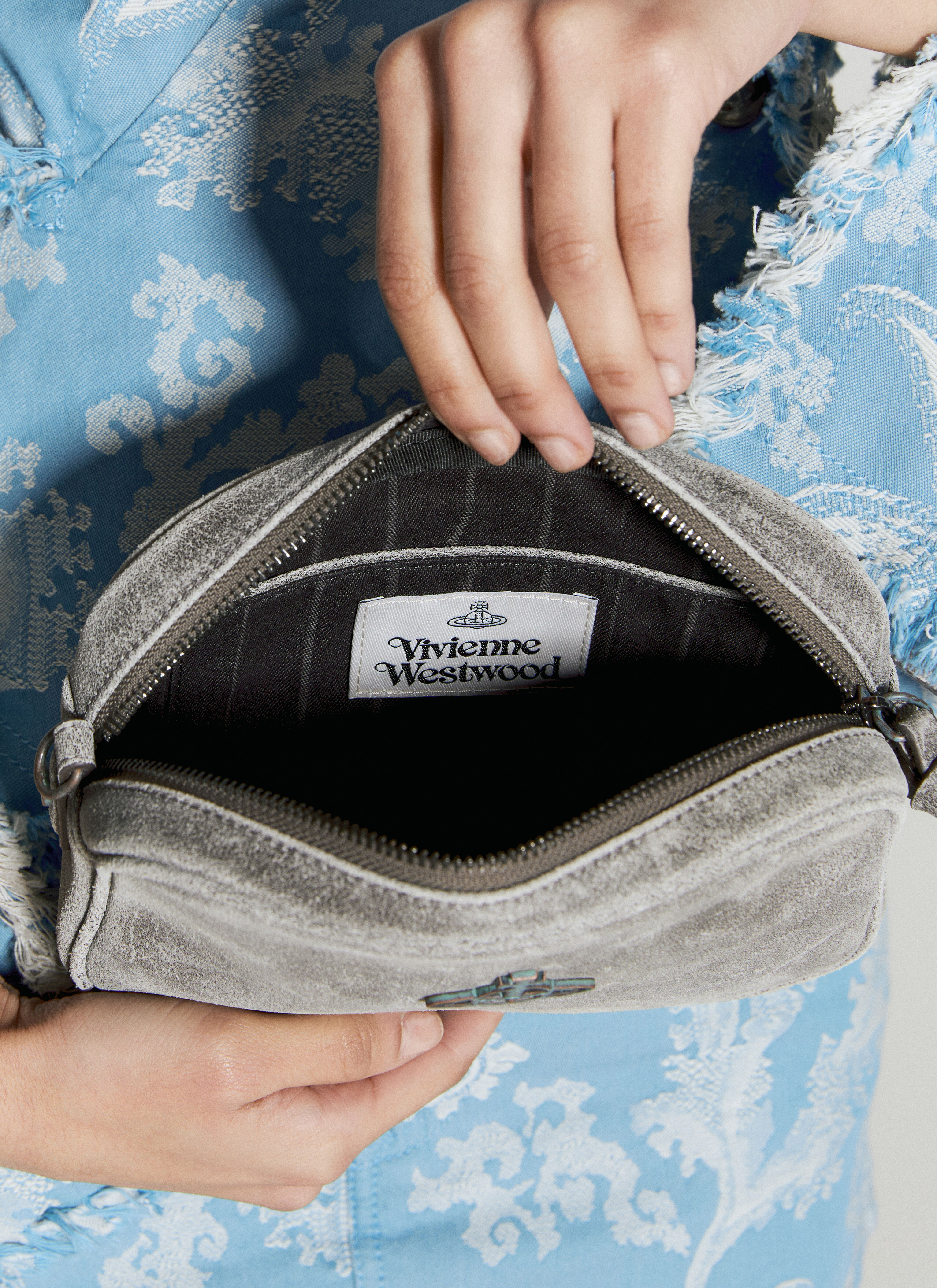 Vivienne westwood grey purse 2025
