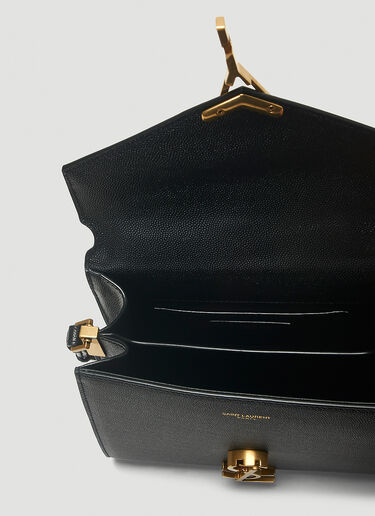 Saint Laurent Cassandra Shoulder Bag Black sla0243061