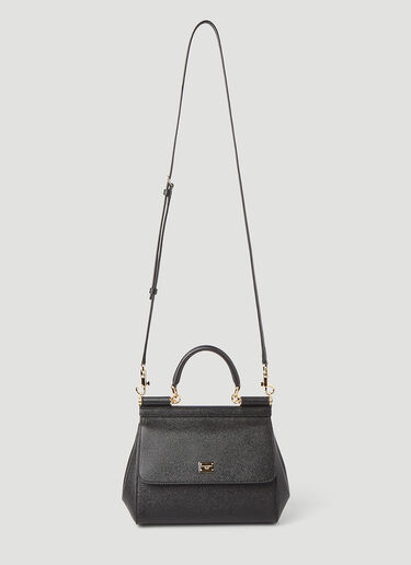 Dolce & Gabbana Sicily Mini Handbag Black dol0245041