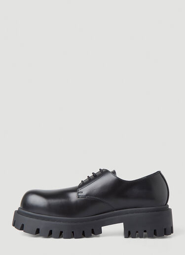 Balenciaga Sergeant Derby Shoes Black bal0149037