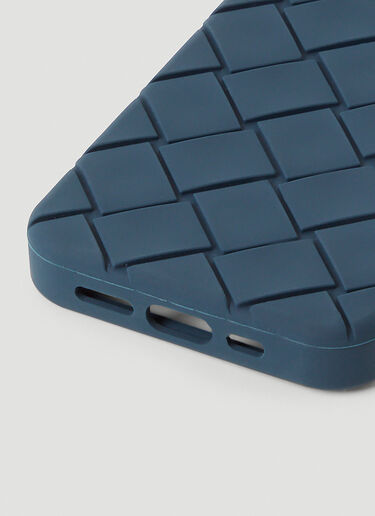 Bottega Veneta Intreccio iPhone 13 Phone Case Blue bov0149066