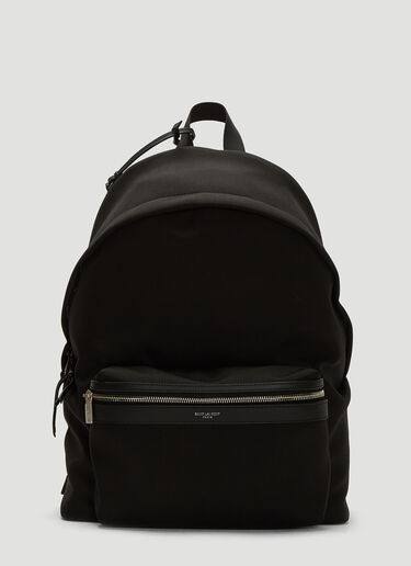 Saint Laurent City Canvas Backpack Black sla0138028