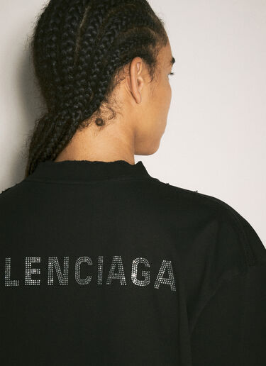 Balenciaga Back T恤 黑 bal0257014