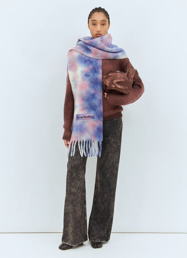 Acne Studios Tie-Dye Scarf Purple acn0258025