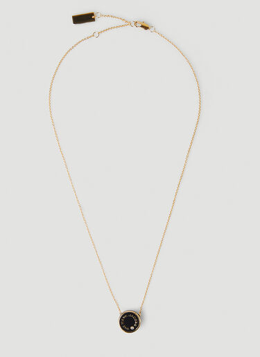 Reversible Medallion Pendant Marc Jacobs Reversible Medallion Pendant Gold mcj0247028