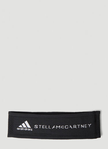 adidas by Stella McCartney 로고 헤드밴드 블랙 asm0249003