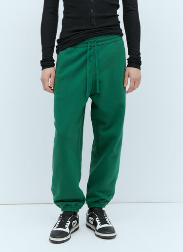 Gucci 织带运动裤 绿色 guc0155047