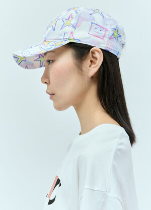 Acne Studios Micro Face Patch Baseball Cap Blue acn0257025