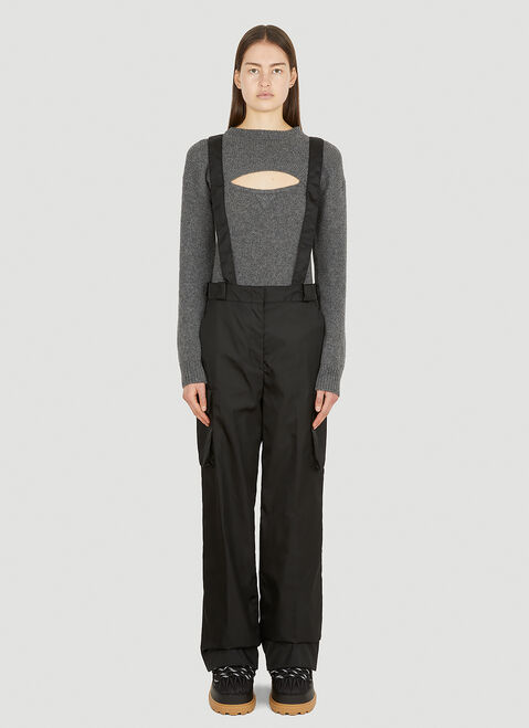 Moncler + Rick Owens Re-Nylon 스키 팬츠 베이지 mcs0355013
