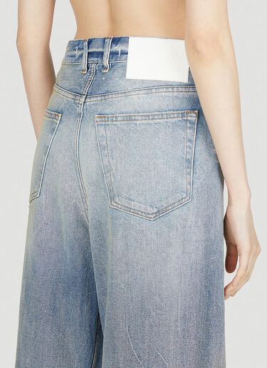 MM6 Maison Margiela Wide Leg Jeans Blue mmm0252009