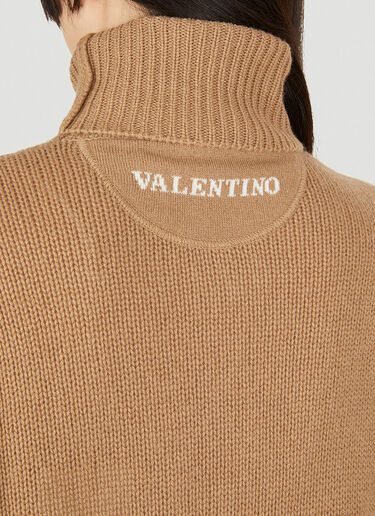 Valentino Roll Neck Sweater Beige val0246100
