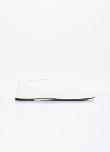 Sock Mesh Flats The Row Sock Mesh Flats White row0253056