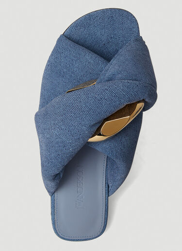 JW Anderson Chain Twist Sandals Blue jwa0251003