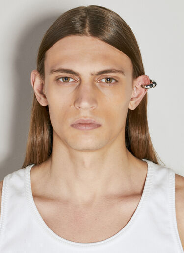 Balenciaga Mega Ear Cuff Silver bal0154038