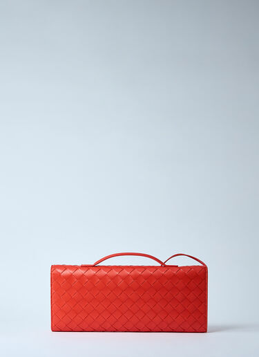 Bottega Veneta Long Andiamo Clutch Orange bov0259066