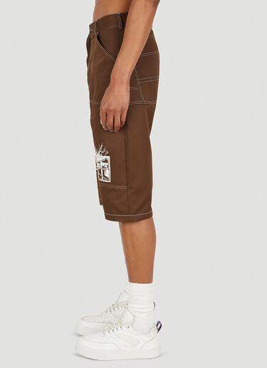 Rassvet Work Printed Shorts Brown rsv0148046