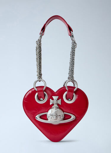LN-CC® - Vivienne Westwood: Juliet Heart Chain Bag - Red Vivienne Westwood Juliet Heart Chain Bag Red vvw0266015