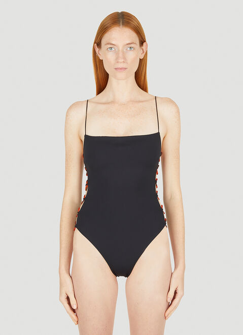 Ziah Bravo Chain Swimsuit Grey zia0253001