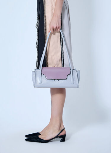Marni 트렁켓 가죽 숄더 백 회색 mni0266013