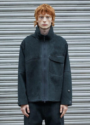 Massimo Osti Studio Alcantara® Pidgeon Jacket Black mao0158006