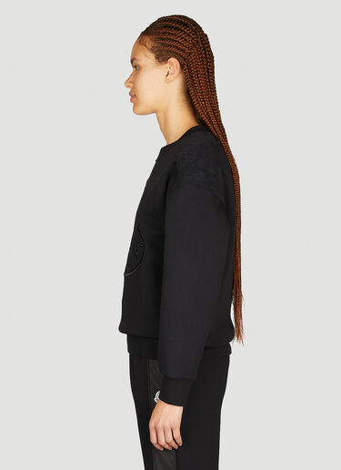 Moncler Embossed Logo Sweatshirt Black mon0254038