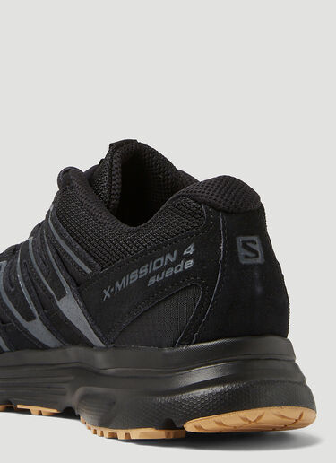 Salomon X-Mission 4 Suede Sneakers Black sal0348049