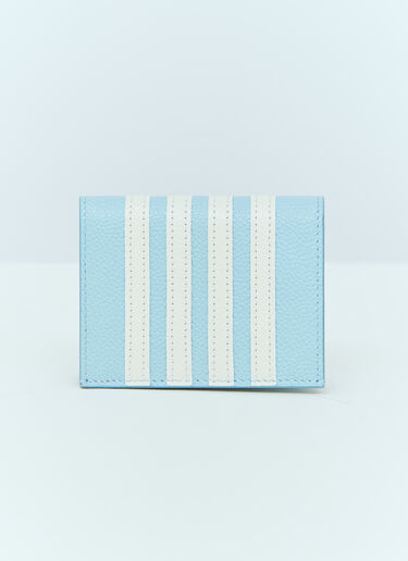 Thom Browne Four-Bar Bi-Fold Cardholder Blue thb0155013