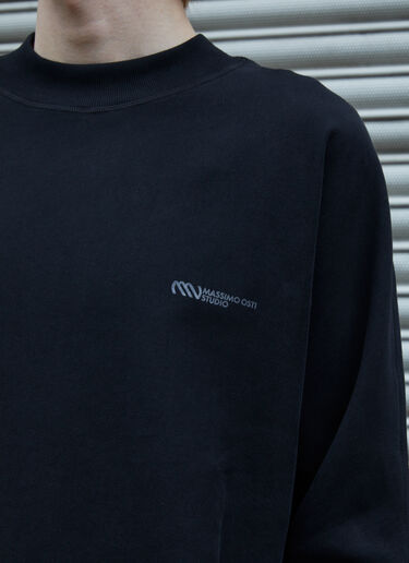 Massimo Osti Studio 徽标运动衫  黑色 mao0158040