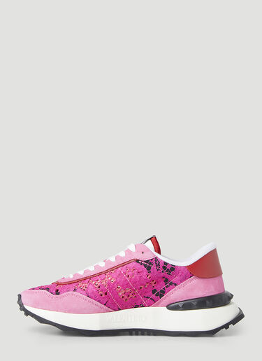 Valentino Lace Runner Sneakers Pink val0247022