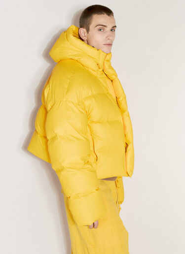 Entire Studios MML Hooded Puffer Jacket Yellow ent0156001